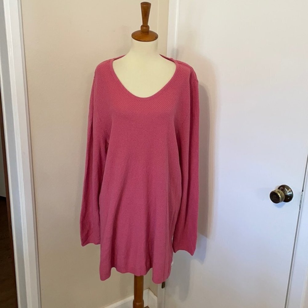 3X Karen Scott Textured Tunic A02 5078